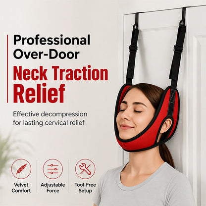 🧘 Harnais de traction cervicale – Réglable et confortable, pour des étirements et des moments de détente à la maison