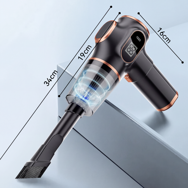 PROMO LIMITÉE 50% DE RÉDUCTION ! ✨ Aspirateur Sans Fil Haute Puissance 2‑en‑1 – Compact, Polyvalent, Pratique 🚗