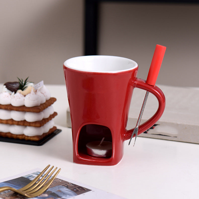 🎅 PROMOTION EXCEPTIONNELLE : 50 % DE RÉDUCTION 🍫 Tasse en céramique pour fondue au chocolat