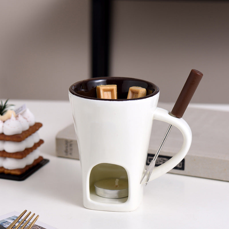 🎅 PROMOTION EXCEPTIONNELLE : 50 % DE RÉDUCTION 🍫 Tasse en céramique pour fondue au chocolat