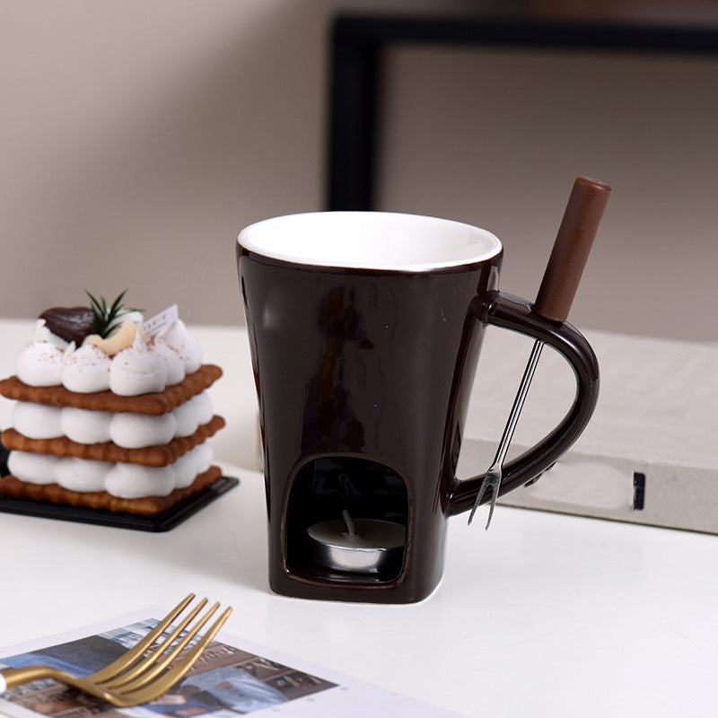 🎅 PROMOTION EXCEPTIONNELLE : 50 % DE RÉDUCTION 🍫 Tasse en céramique pour fondue au chocolat