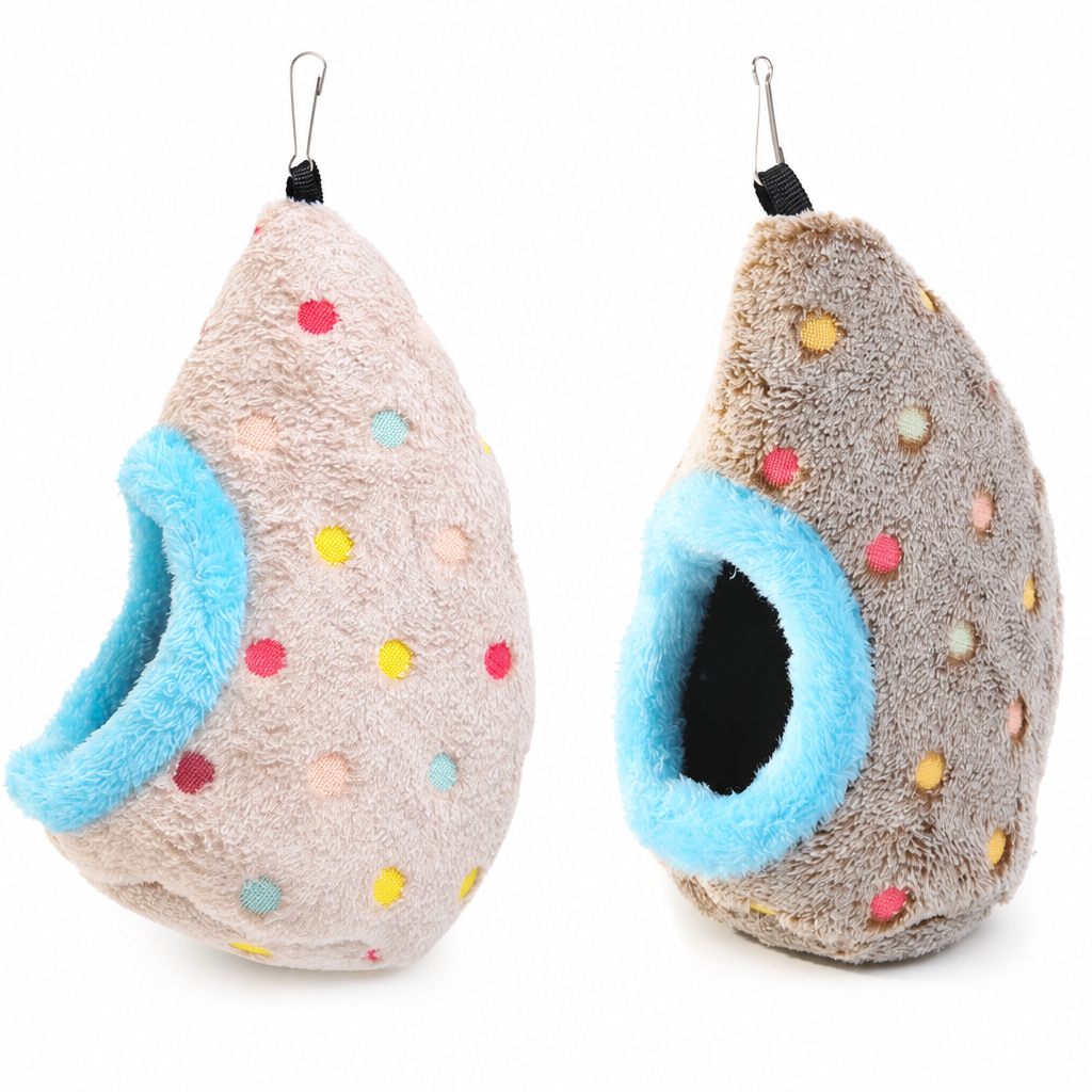 ⏳🔥OFFRE À DURÉE LIMITÉE : -50 % ! ⏰🥚Hamac nid suspendu en coton pour oiseaux, avec doublure polaire double épaisseur et nid douillet pour petits oiseaux ✨