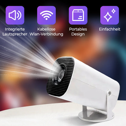 🎬 50 % DE RÉDUCTION EN CE MOMENT !✨ Projecteur Wi-Fi HD 1080p portable – sans fil, d'une netteté cristalline et compact – un incontournable pour tout home cinéma 🍿