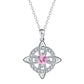 ☘️ Collier avec nœud celtique et pierre de naissance – Élégant et réglable, pour le quotidien comme pour les grandes occasions