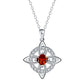 ☘️ Collier avec nœud celtique et pierre de naissance – Élégant et réglable, pour le quotidien comme pour les grandes occasions