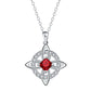 ☘️ Collier avec nœud celtique et pierre de naissance – Élégant et réglable, pour le quotidien comme pour les grandes occasions