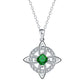 ☘️ Collier avec nœud celtique et pierre de naissance – Élégant et réglable, pour le quotidien comme pour les grandes occasions