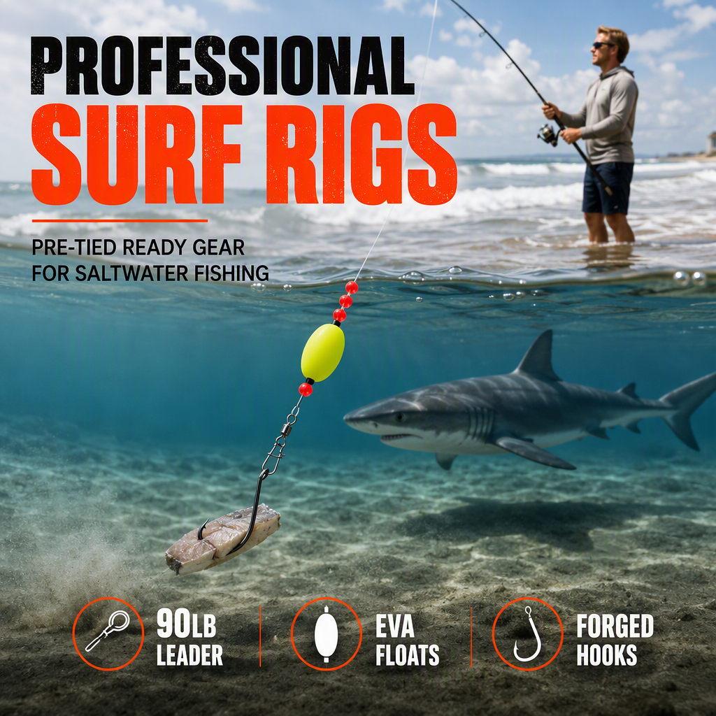 📢📢50 % DE RÉDUCTION !! ⏰ Kit de pêche 6 packs – Avec flotteurs, pour carrelet, bar & poissons ✨