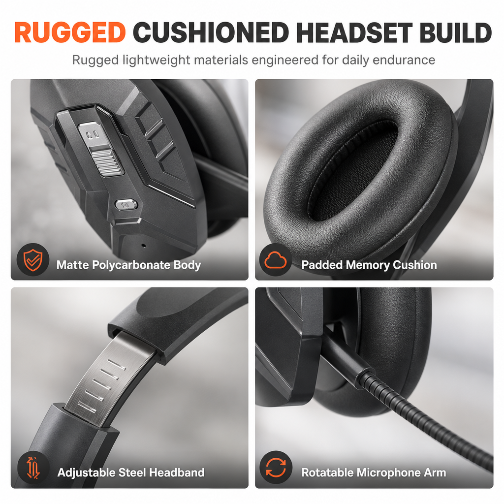 Casque sans fil Bluetooth pour centre d'appels, doté de la technologie ENC (suppression du bruit ambiant) et de l'appairage automatique, destiné au service client et aux chauffeurs routiers