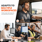 Casque sans fil Bluetooth pour centre d'appels, doté de la technologie ENC (suppression du bruit ambiant) et de l'appairage automatique, destiné au service client et aux chauffeurs routiers
