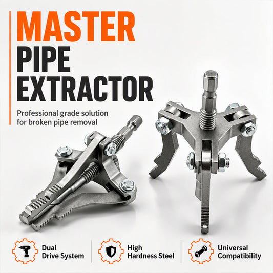 🔧 Extracteur de tuyaux cassés : pince à mâchoires multiples, double mode, en acier allié, pour les tuyaux rouillés et cassés