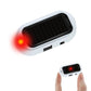 🚗 Fausse alarme solaire avec voyant LED clignotant – capteur de lumière, simule un système d'alarme, pour voiture et intérieur