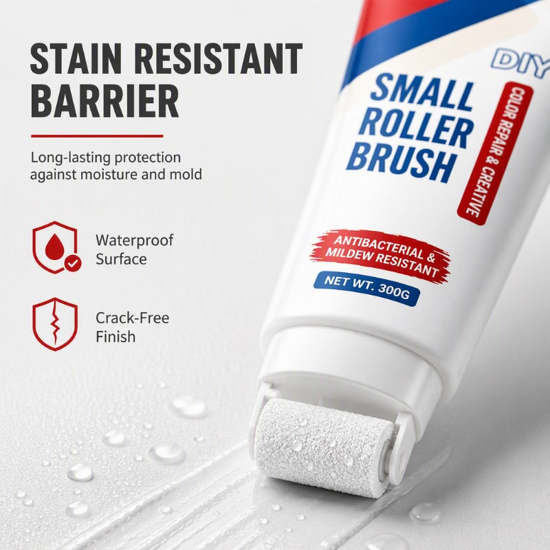 🔥PROMO 60% ! Pâte de réparation murale imperméable 🧱 Avec rouleau intégré, réparation facile sans outils supplémentaires ✨🖌️