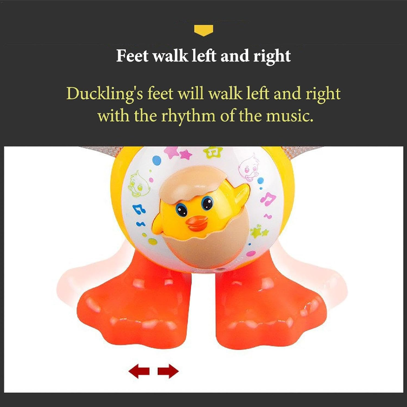 🦆 Canard interactif qui danse – Il chante, marche et clignote grâce à des lumières LED, pour les enfants à partir de 3 ans