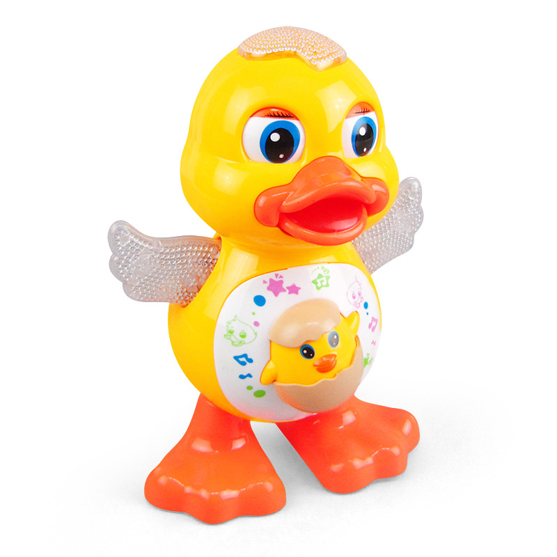 🦆 Canard interactif qui danse – Il chante, marche et clignote grâce à des lumières LED, pour les enfants à partir de 3 ans