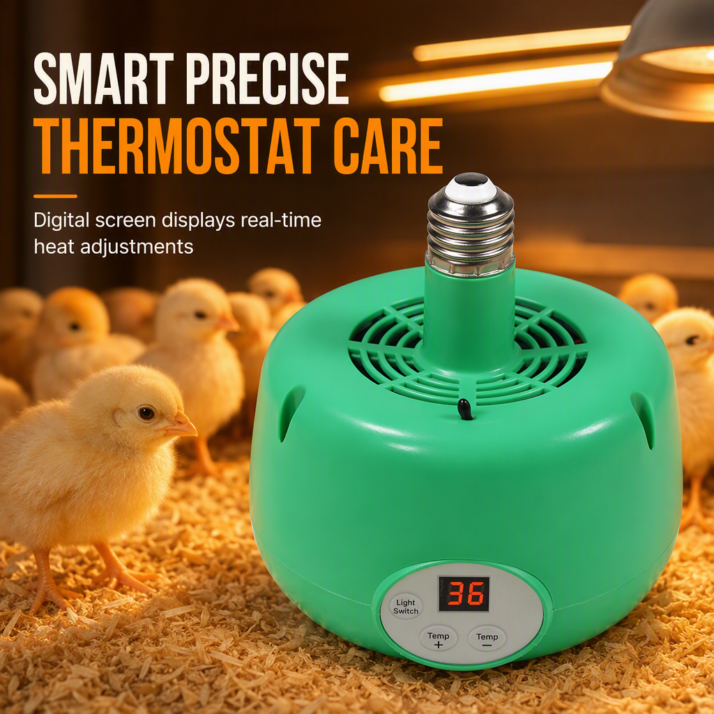 🐣 50 % DE RÉDUCTION EN CE MOMENT ! 🌡️ Chauffage couveuse intelligent – Température précise & sécurisé ✨