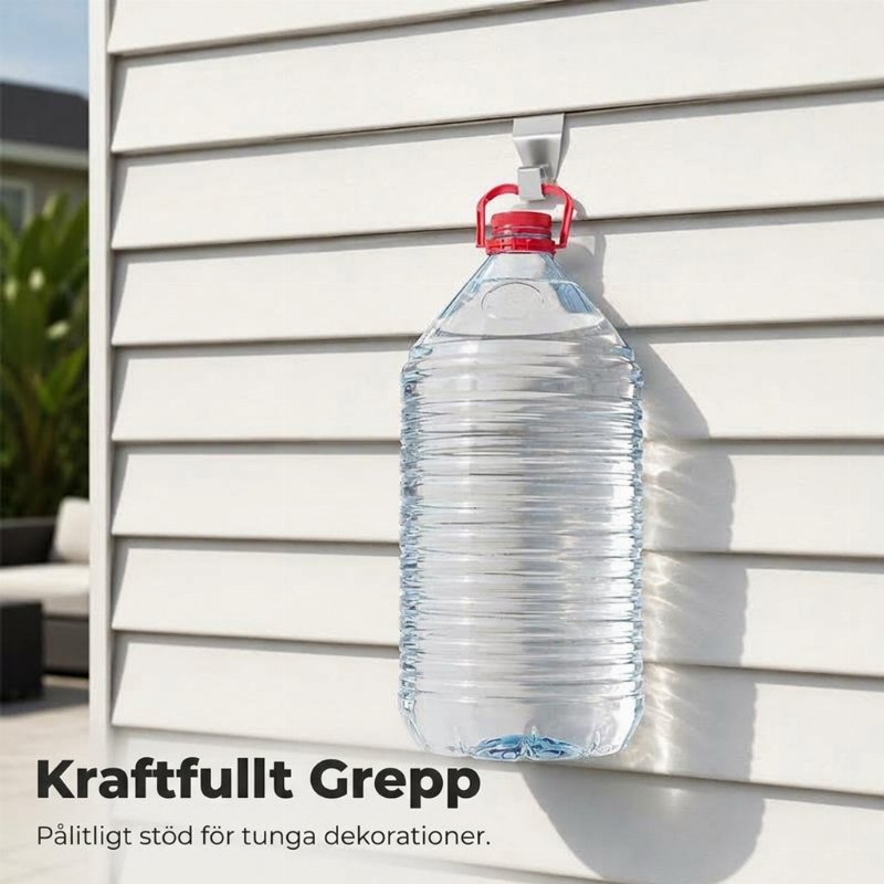 🧱 50 % DE RÉDUCTION ! 🏠 Crochets de fixation résistants en acier inoxydable 304 pour revêtements en vinyle – installation sans perçage pour les décorations d'extérieur 🔩