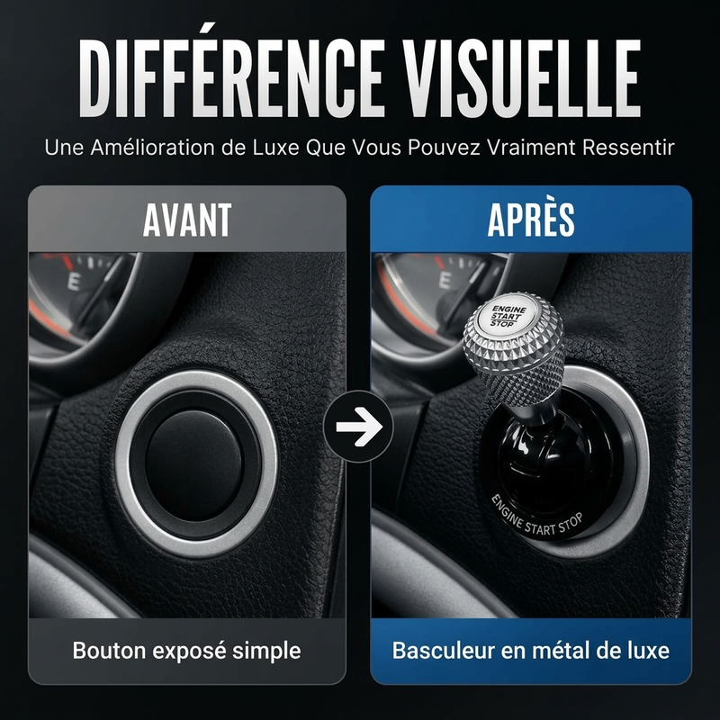 🚗 PROMO FLASH : 50% DE RÉDUCTION ! Cache Levier de Démarrage Universel en Alliage Métal – Installation en Un Clic & Protection Premium for un Rituel de Démarrage Mécanique Unique ✨