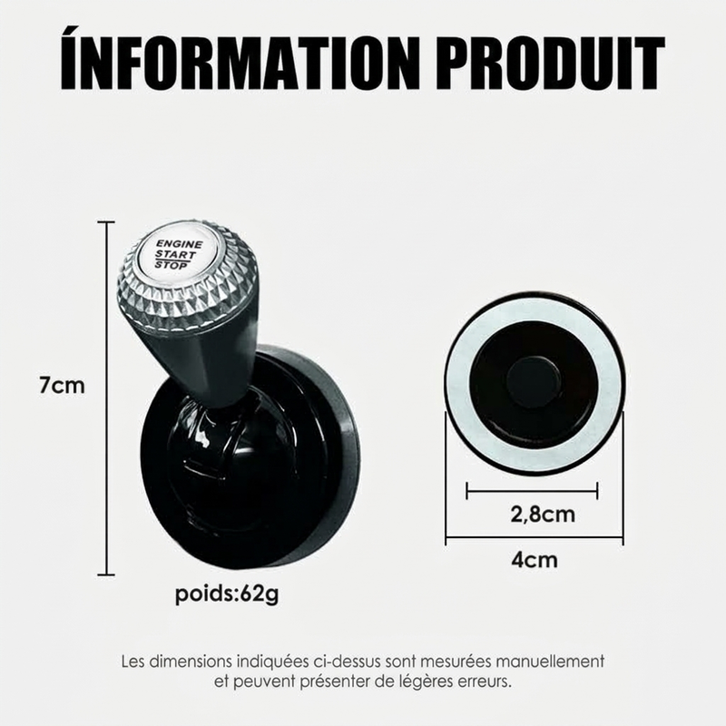 🚗 PROMO FLASH : 50% DE RÉDUCTION ! Cache Levier de Démarrage Universel en Alliage Métal – Installation en Un Clic & Protection Premium for un Rituel de Démarrage Mécanique Unique ✨