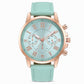 ⌚ 50 % DE RÉDUCTION ! 🌸 Montre à quartz pour femme, au design épuré, avec bracelet en cuir et cadran à trois index