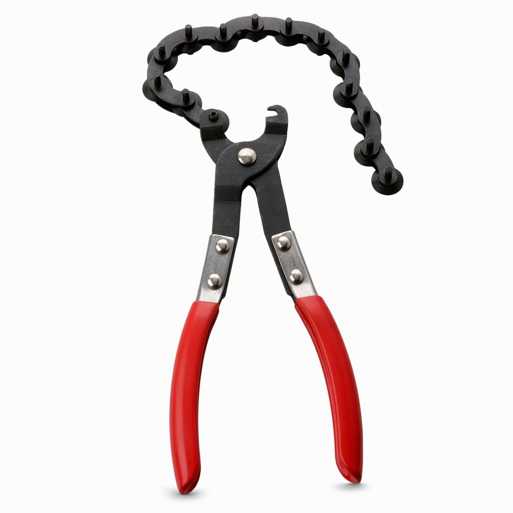 ⏳Offre à durée limitée : 50 % de réduction⏰ Pince coupante pour tuyaux d'échappement avec mécanisme à chaîne, pour la réparation automobile ⛓️✂️
