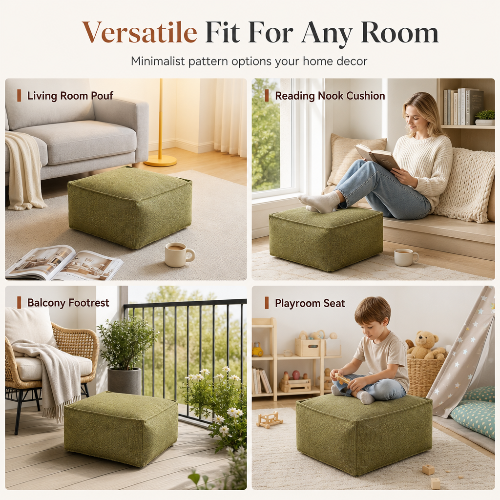🛋️ PROMO FLASH : 50% DE RÉDUCTION ! Housse de Pouf de Rangement Multifonction – Tissu Polyester Haute Densité, Zip XXL & Charge 100 kg for Convertir Couettes et Oreillers en Siège Confortable ✨
