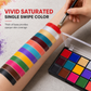 50% de Réduction – Palette de Maquillage Visage et Corps 15 Couleurs à l'Huile
