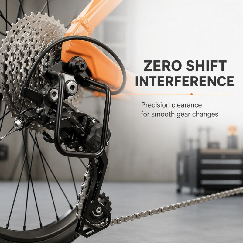 🛡️ 50% DE RÉDUCTION! 🚲 Protège-dérailleur – Acier massif & installation rapide ✨