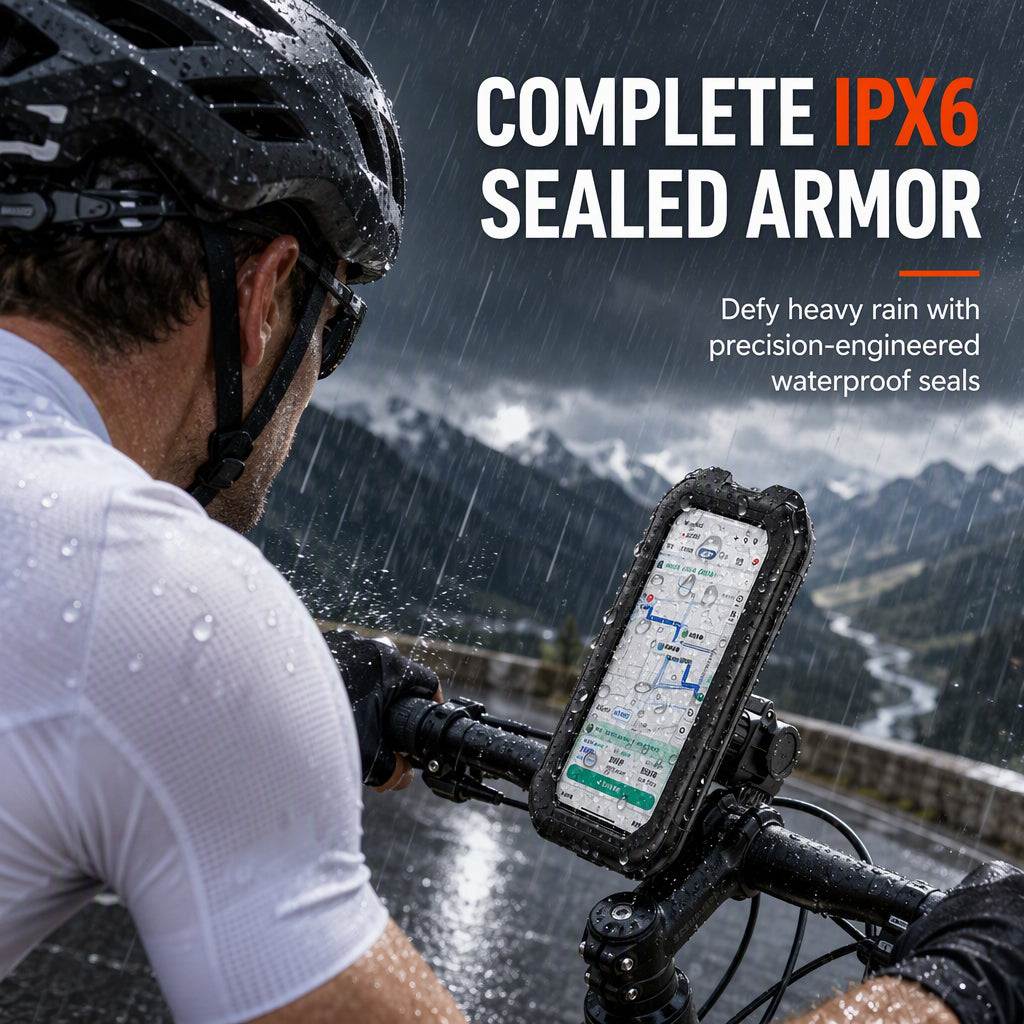 🚲 50% DE RÉDUCTION! ⚡ Support téléphone étanche vélo & moto – IPX6 & 360° ✨