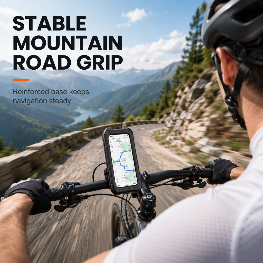 🚲 50% DE RÉDUCTION! ⚡ Support téléphone étanche vélo & moto – IPX6 & 360° ✨