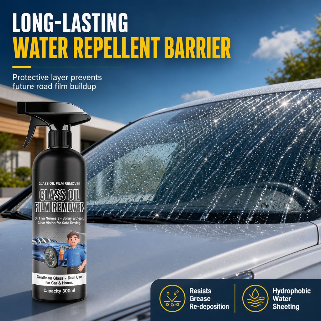 🚗💧 PROMO FLASH : 50% DE RÉDUCTION ! Spray Nettoyant Anti-Film d'Huile pour Pare-Brise 300 ml – Dégraissant Puissant & Anti-Éblouissement for une Visibilité Cristalline de Jour Comme de Nuit ✨