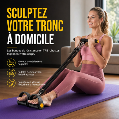 📢📢 50 % DE RÉDUCTION ⏰ Bande de résistance multifonctionnelle avec pédale et cordon élastique
