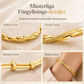 🌀 50 % DE RÉDUCTION ! 🌟 Bracelet infini torsadé de type Möbius – fermoir coulissant et ajustable en douceur & double texture au fini brillant haut de gamme 💫