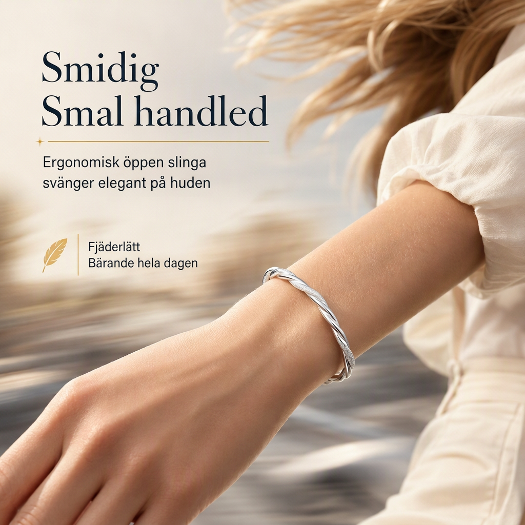 🌀 50 % DE RÉDUCTION ! 🌟 Bracelet infini torsadé de type Möbius – fermoir coulissant et ajustable en douceur & double texture au fini brillant haut de gamme 💫
