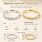 🌀 50 % DE RÉDUCTION ! 🌟 Bracelet infini torsadé de type Möbius – fermoir coulissant et ajustable en douceur & double texture au fini brillant haut de gamme 💫