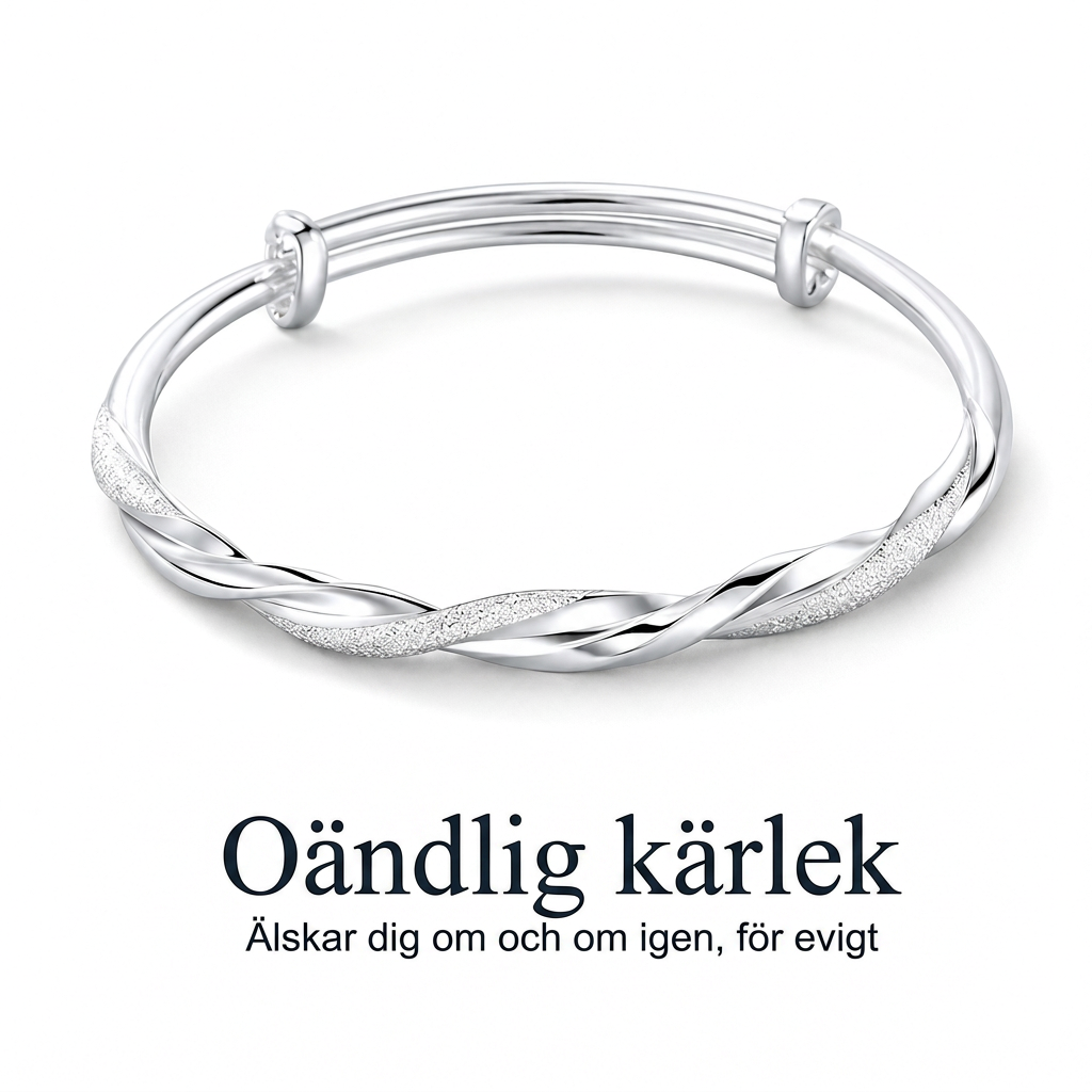 🌀 50 % DE RÉDUCTION ! 🌟 Bracelet infini torsadé de type Möbius – fermoir coulissant et ajustable en douceur & double texture au fini brillant haut de gamme 💫