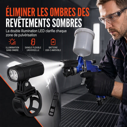 🔧 Offre limitée : -50% ! ✨ Pistolet pulvérisateur léger – visée LED, finition uniforme, multi-usages 🎨