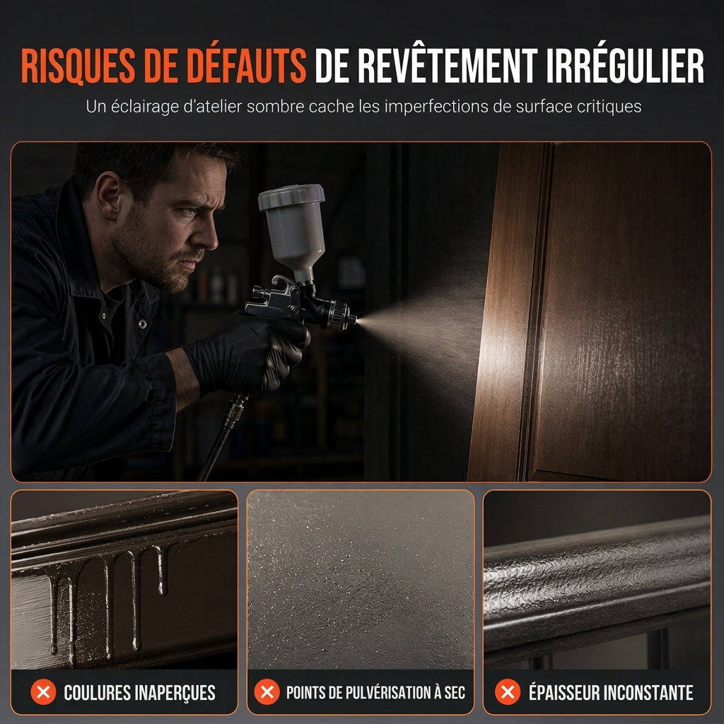 🔧 Offre limitée : -50% ! ✨ Pistolet pulvérisateur léger – visée LED, finition uniforme, multi-usages 🎨