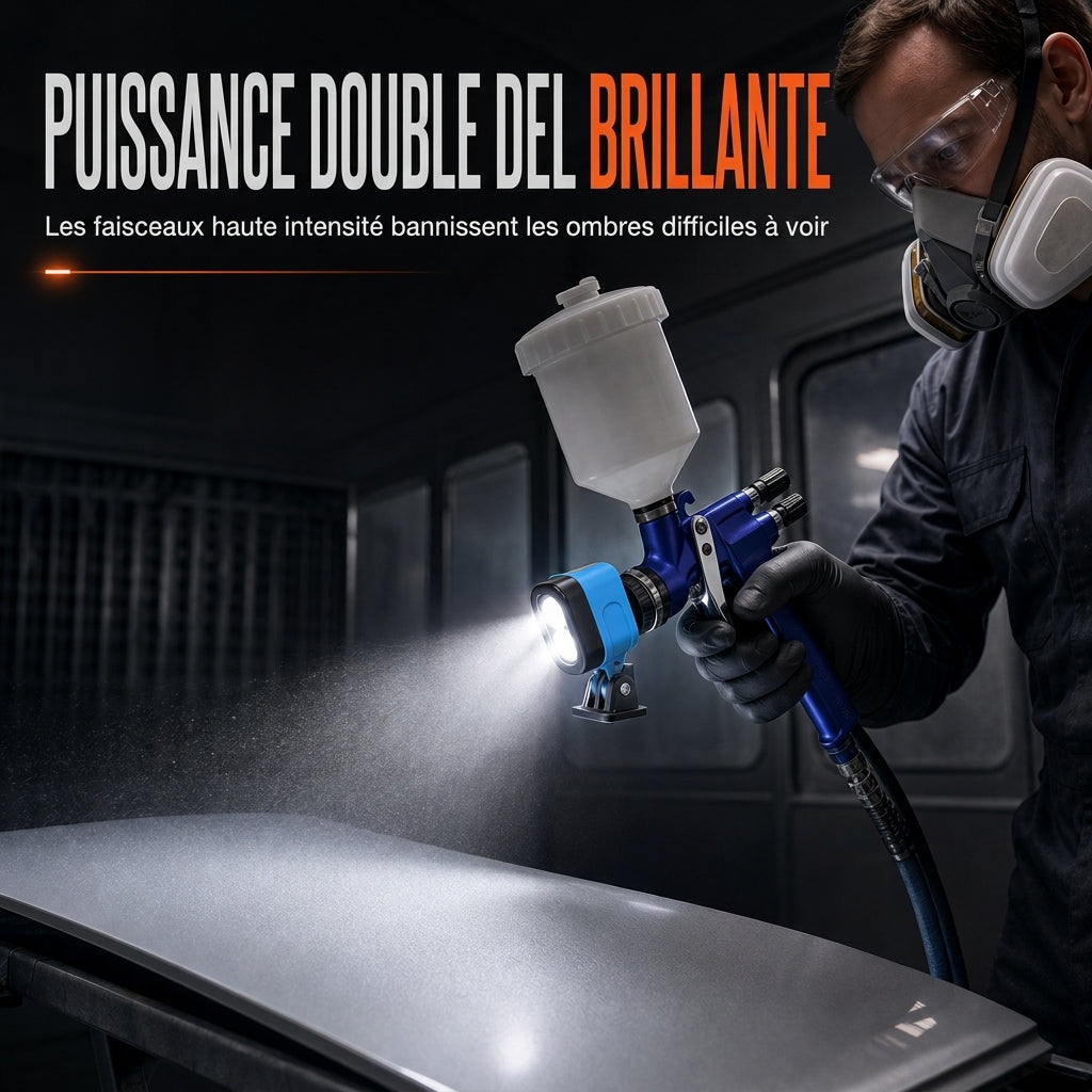 🔧 Offre limitée : -50% ! ✨ Pistolet pulvérisateur léger – visée LED, finition uniforme, multi-usages 🎨