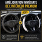 🚗 50% DE RÉDUCTION! ✨ Housse de volant en strass – Scintillante & luxueuse ✨