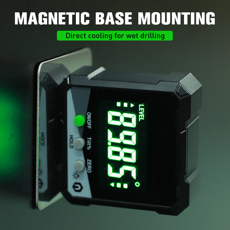 ⚡ 50 % DE RÉDUCTION ! ✨ Inclinomètre et goniomètre numérique magnétique IP54 avec écran LCD rétroéclairé 📐