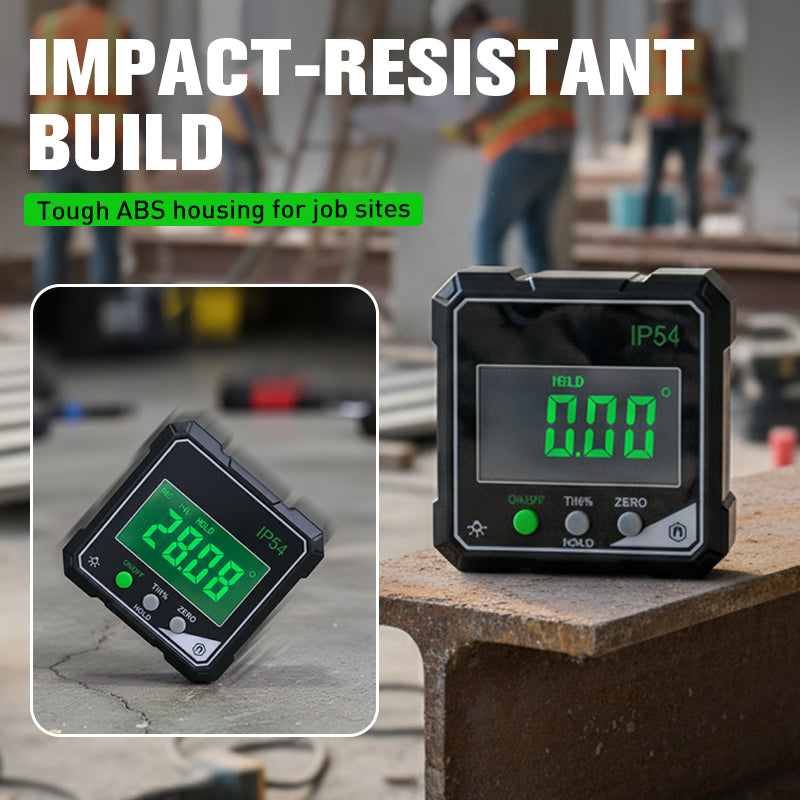 ⚡ 50 % DE RÉDUCTION ! ✨ Inclinomètre et goniomètre numérique magnétique IP54 avec écran LCD rétroéclairé 📐