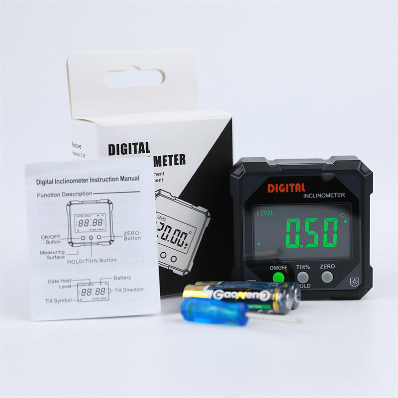 ⚡ 50 % DE RÉDUCTION ! ✨ Inclinomètre et goniomètre numérique magnétique IP54 avec écran LCD rétroéclairé 📐