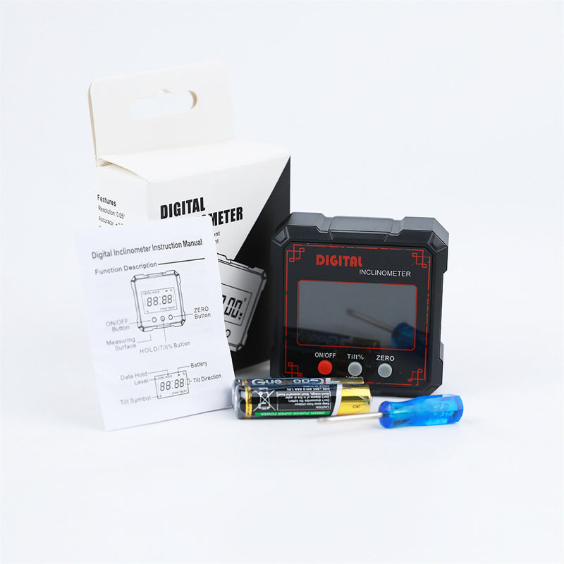 ⚡ 50 % DE RÉDUCTION ! ✨ Inclinomètre et goniomètre numérique magnétique IP54 avec écran LCD rétroéclairé 📐