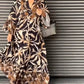 ✨Réduction d'automne 50%✨robe ample imprimée